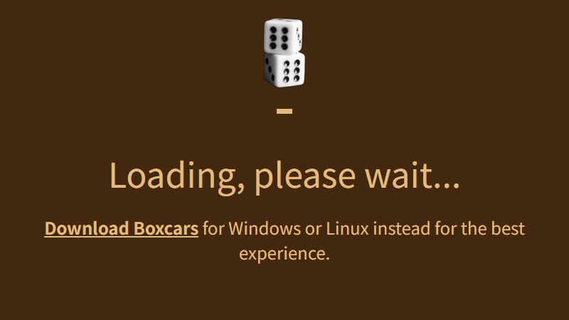 Boxcars screenshot